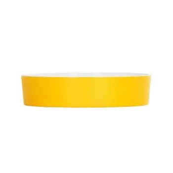 Cal-Mil 10.5" Round Bento Box - Yellow