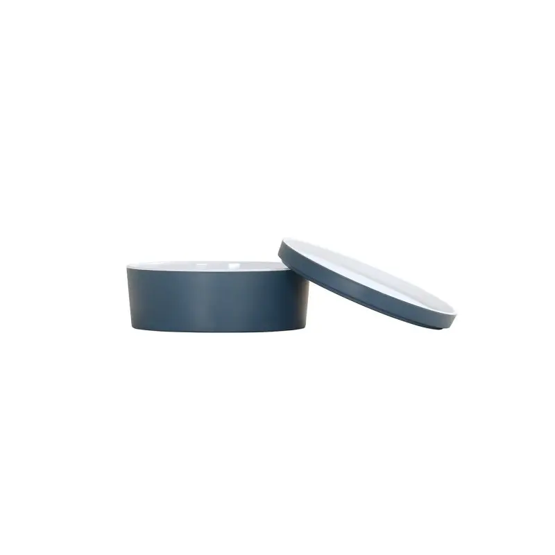 Cal-Mil 7" Round Bento Box - Stone Blue