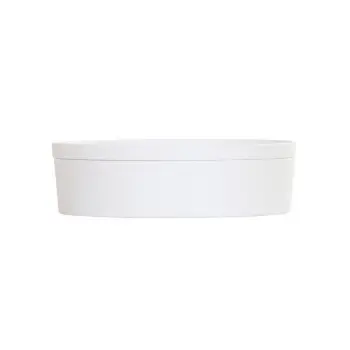 Cal-Mil 7" Round Bento Box - White