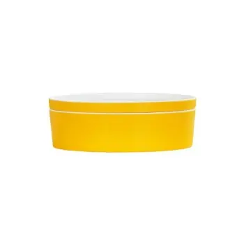 Cal-Mil 7" Round Bento Box - Yellow