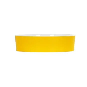 Cal-Mil 7" Round Bento Box - Yellow