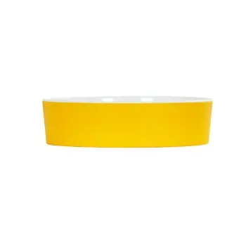 Cal-Mil 9" Round Bento Box - Yellow