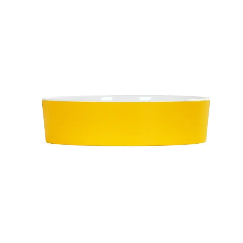 Cal-Mil 9" Round Bento Box - Yellow