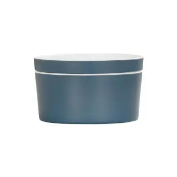 Cal-Mil 5" Round Bento Box - Stone Blue