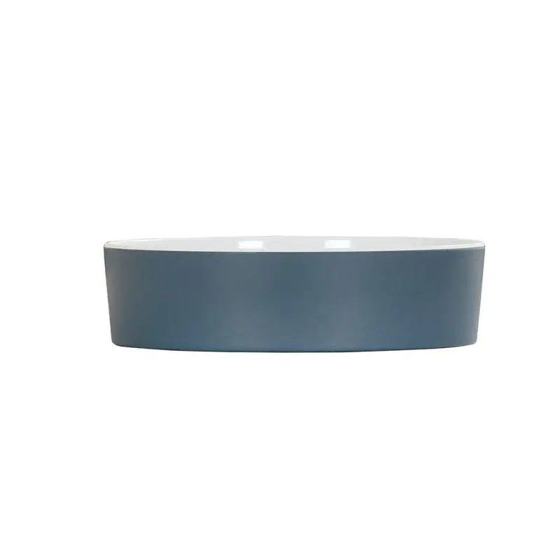 Cal-Mil 9" Round Bento Box - Stone Blue