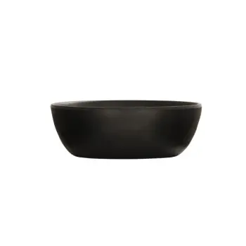 Cal-Mil Carmel 12oz Soup Melamine Bowl - Black