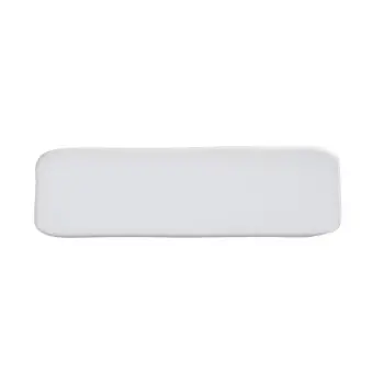 Cal-Mil Carmel 20 x 6 x .75 Platter - White