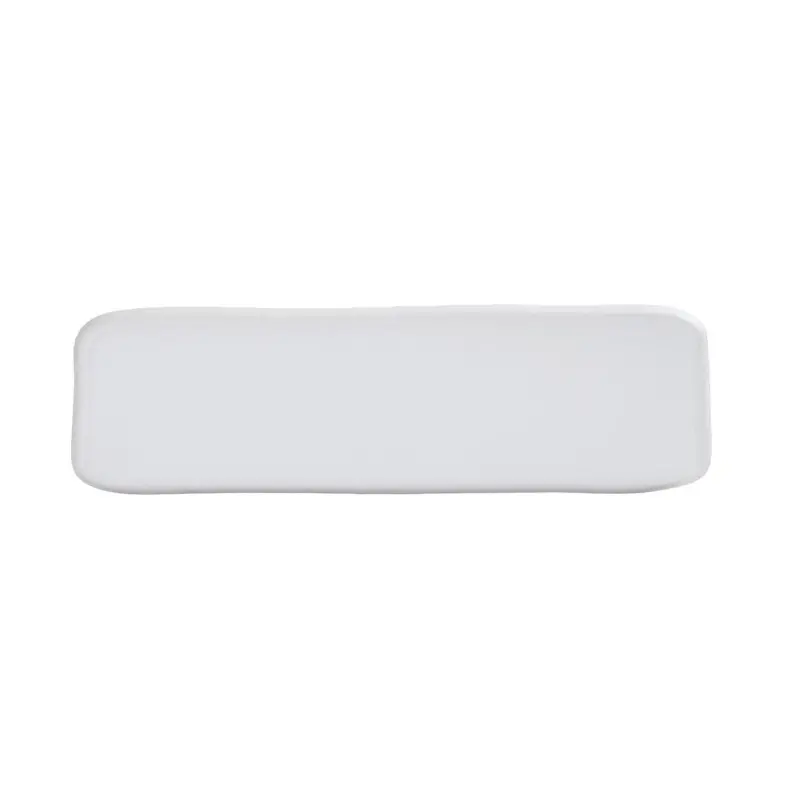 Cal-Mil Carmel 20 x 6 x .75 Platter - White