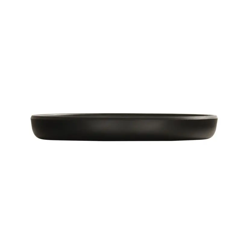 Cal-Mil Carmel 6" Melamine Plate - Black