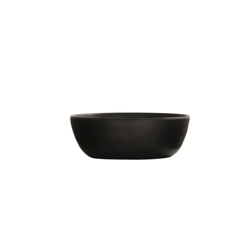 Cal-Mil Carmel 16oz Soup Melamine Bowl - Black Cal-Mil Carmel 16oz Soup Melamine Bowl - Black