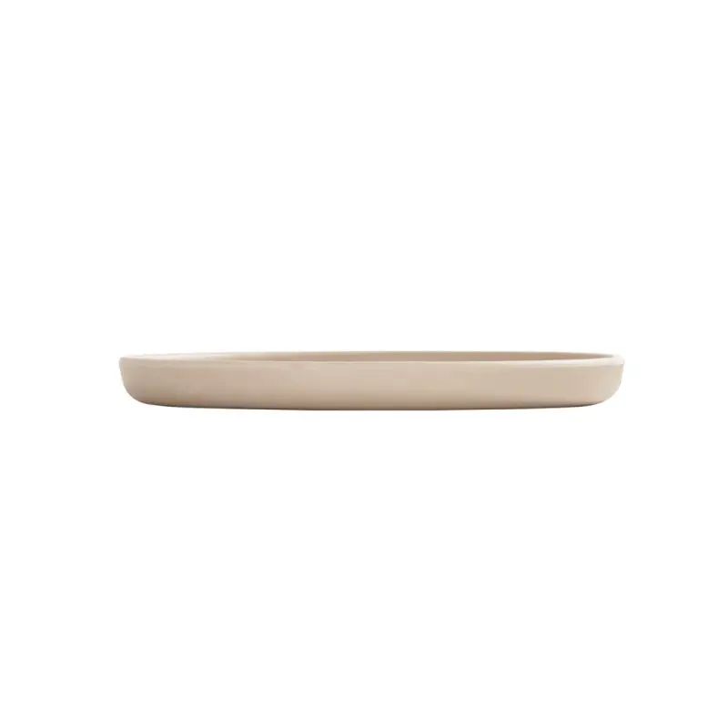 Cal-Mil Carmel 8" Melamine Plate - Taupe