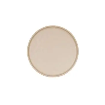 Cal-Mil Carmel 10" Melamine Plate - Taupe
