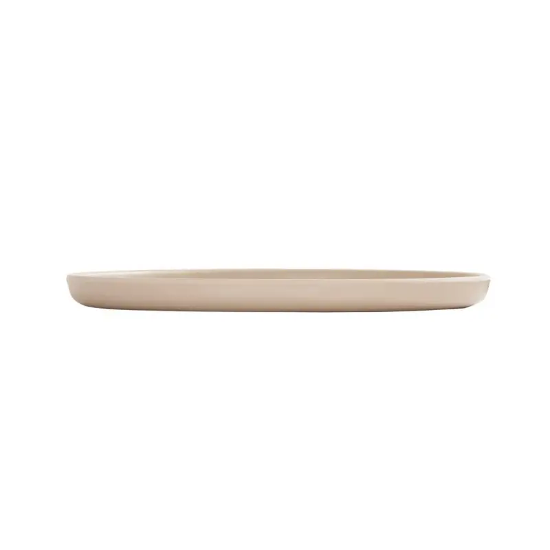 Cal-Mil Carmel 10" Melamine Plate - Taupe