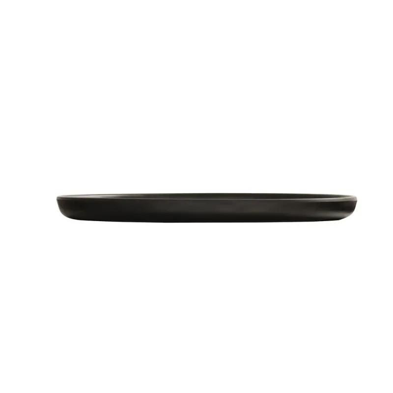 Cal-Mil Carmel 10" Melamine Plate - Black