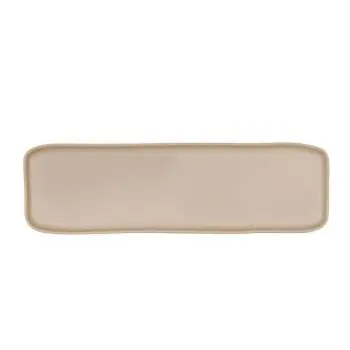 Cal-Mil Carmel 20 x 6 x .75 Platter - Taupe