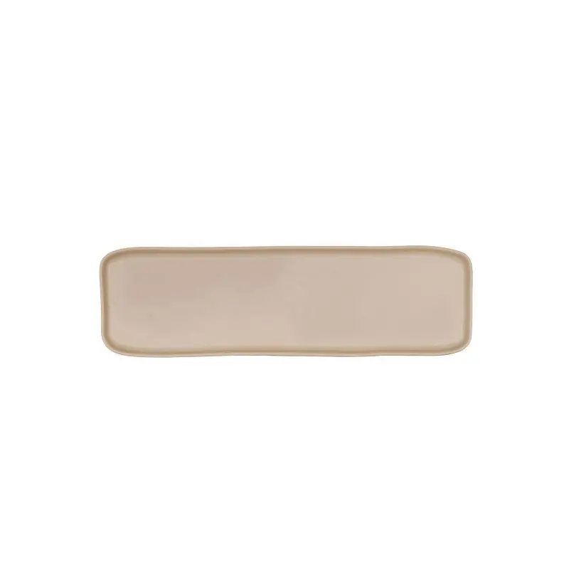 Cal-Mil Carmel 20 x 6 x .75 Platter - Taupe