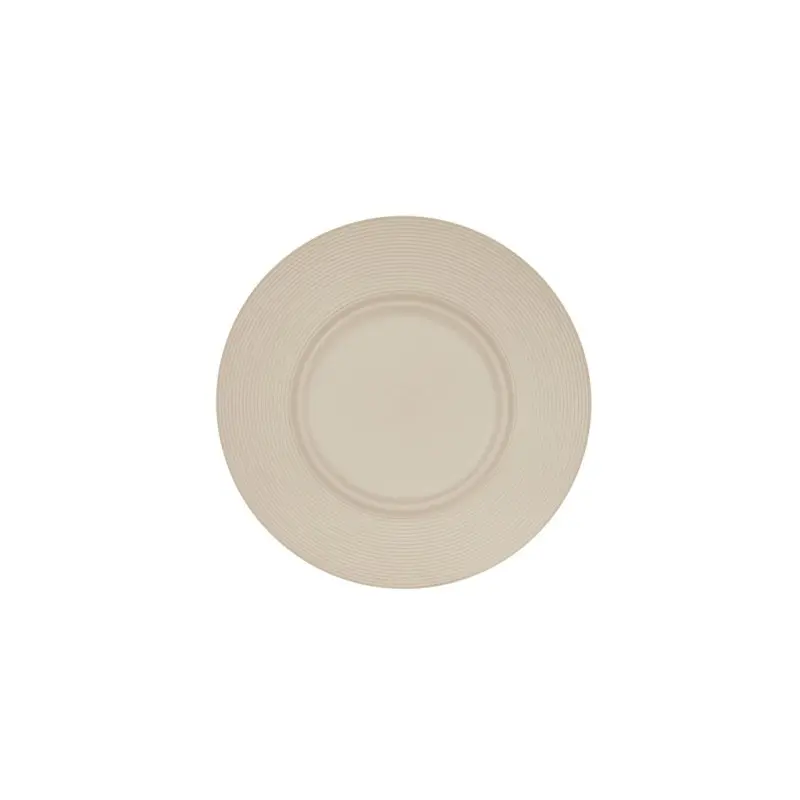 Cal-Mil Charlotte 6" Melamine Plate - Taupe