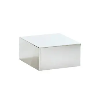 Cal-Mil Milo Chrome Riser - 8 x 8 x 4