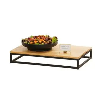 Cal-Mil Black Riser - 12 x 20 x 3