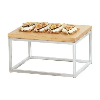 Cal-Mil Chrome Riser - 10 x 12 x 6