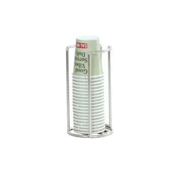 Cal-Mil Chrome Cup And Lid Holder