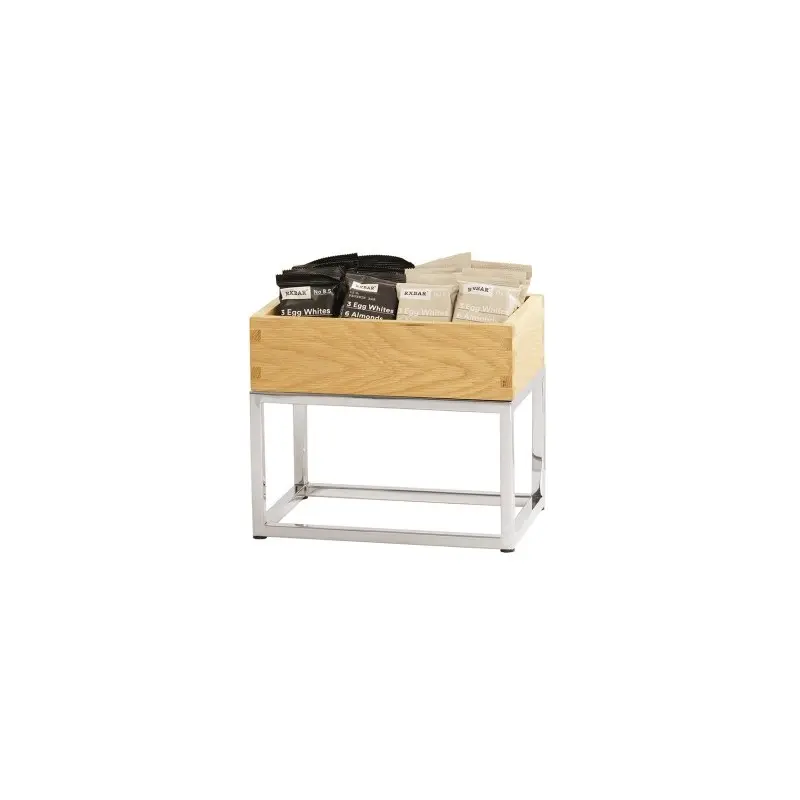 Cal-Mil Chrome Open Frame Riser - 6 x 10 x 6 Cal-Mil Chrome Open Frame Riser - 6 x 10 x 6