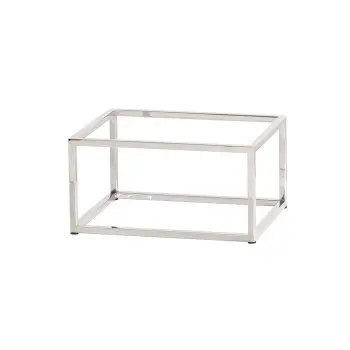 Cal-Mil Chrome Riser - 10 x 12 x 6.75