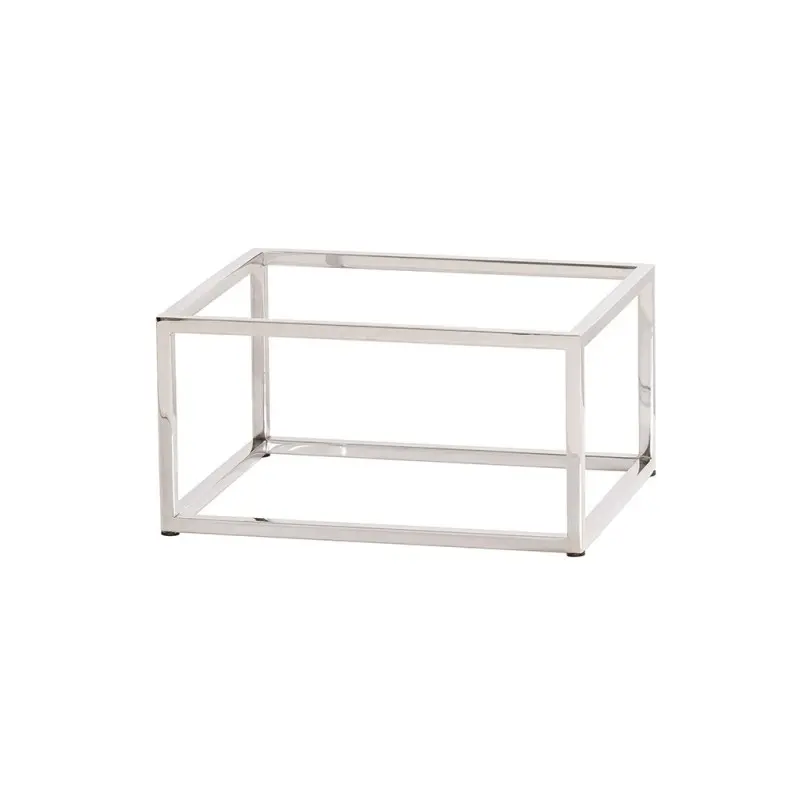 Cal-Mil Chrome Riser - 10 x 12 x 6.75