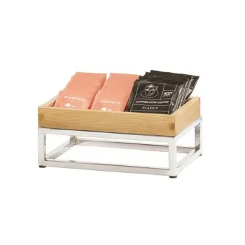 Cal-Mil Chrome Open Frame Riser - 6 x 10 x 3