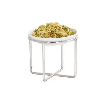 Cal-Mil Chrome Round Riser - 7" H