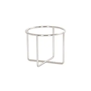 Cal-Mil Chrome Round Riser - 7" H