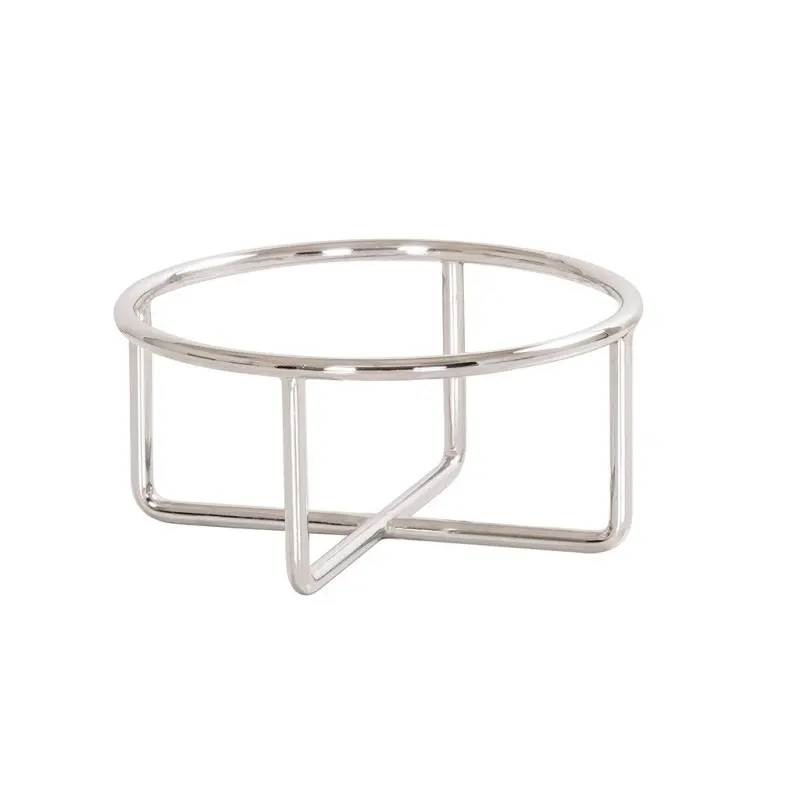 Cal-Mil Chrome Round Riser - 4" H