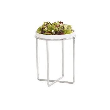 Cal-Mil Chrome Round Riser - 10" H
