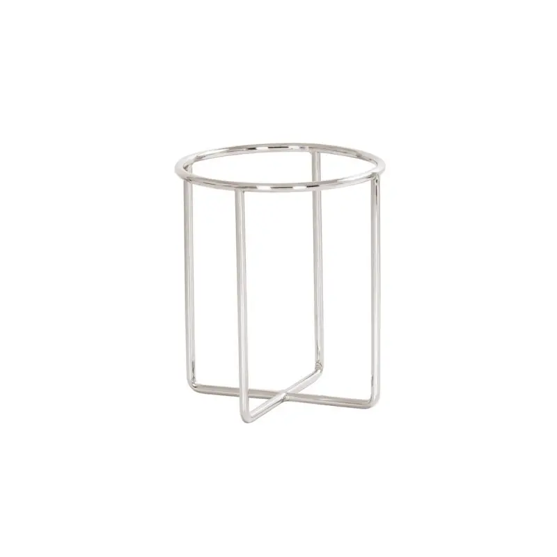 Cal-Mil Chrome Round Riser - 10" H Cal-Mil Chrome Round Riser - 10" H