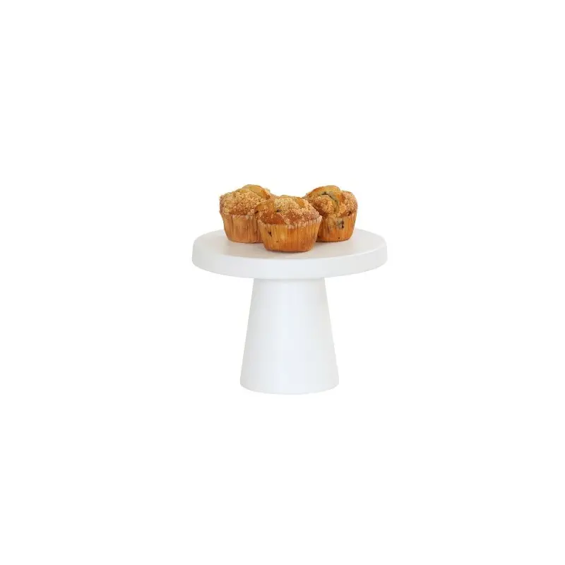 Cal-Mil 12 Dia x 7.5 H Pedestal Cake Stand - White
