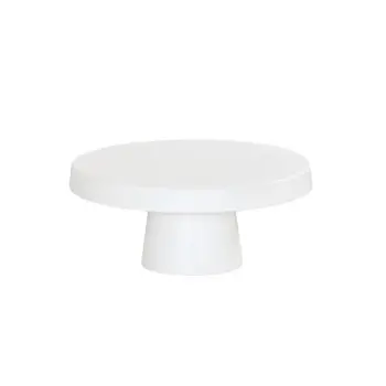 Cal-Mil 12 Dia x 4.25 H Pedestal Cake Stand - White