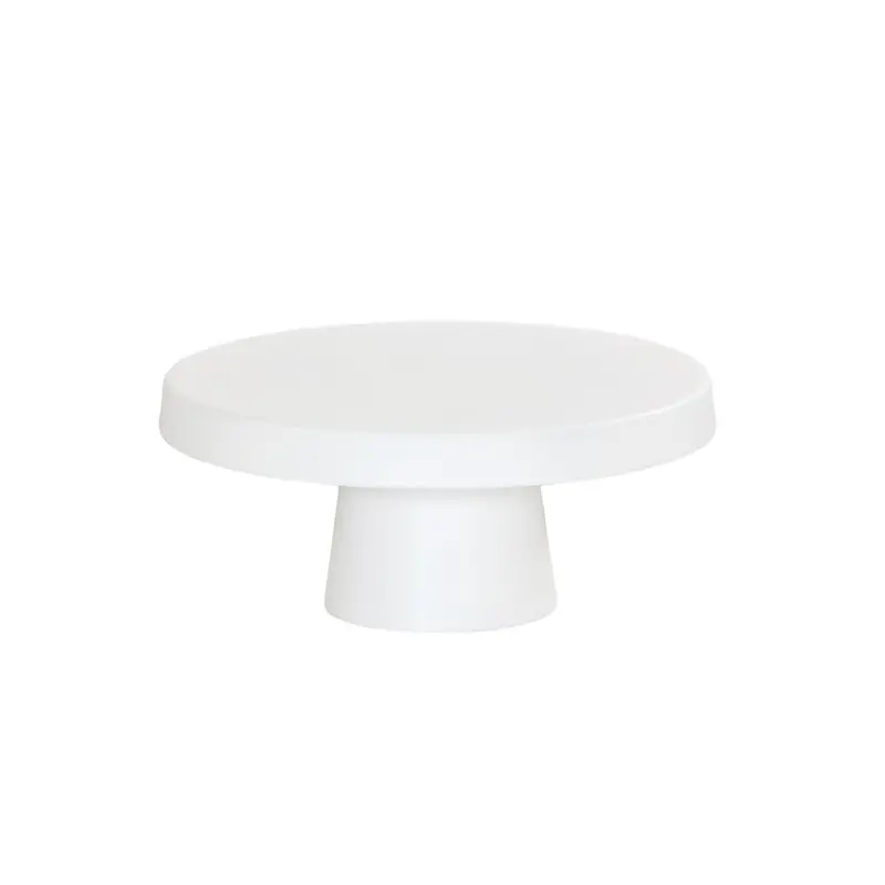 Cal-Mil 12 Dia x 4.25 H Pedestal Cake Stand - White