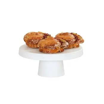 Cal-Mil 12 Dia x 4.25 H Pedestal Cake Stand - White