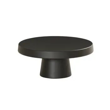 Cal-Mil 12 Dia x 4.25 H Pedestal Cake Stand - Black