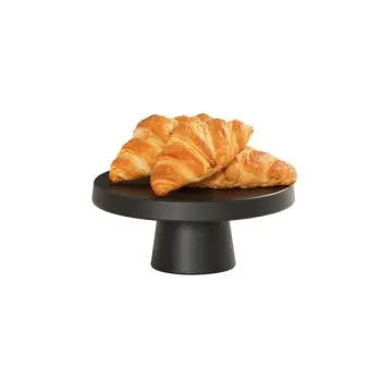 Cal-Mil 12 Dia x 4.25 H Pedestal Cake Stand - Black