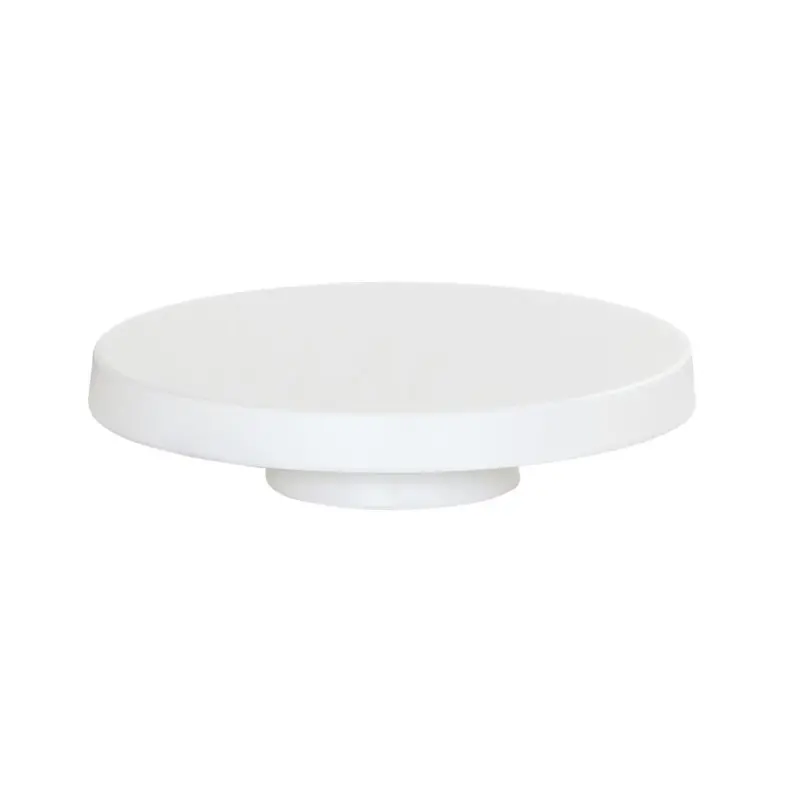 Cal-Mil 12 Dia x 2.25 H Pedestal Cake Stand - White
