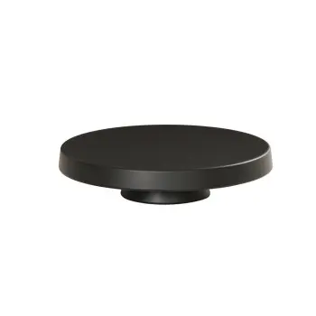 Cal-Mil 12 Dia x 2.25 H Pedestal Cake Stand - Black