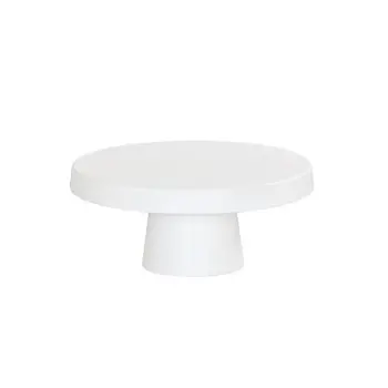 Cal-Mil 10.25 Dia x 4.25 H Pedestal Cake Stand - White