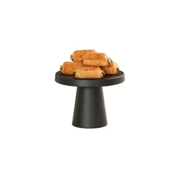 Cal-Mil 10.25 Dia x 7.5 H Pedestal Cake Stand - Black