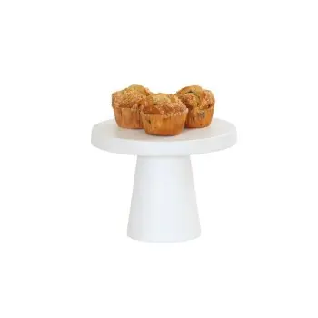 Cal-Mil 10.25 Dia x 7.5 H Pedestal Cake Stand - White
