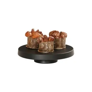 Cal-Mil 10.25 Dia x 2.25 H Pedestal Cake Stand - Black