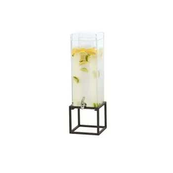 Cal-Mil Black Beverage Dispenser - Ice