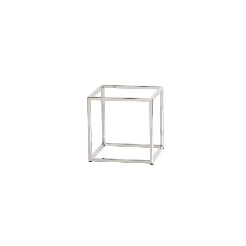 Cal-Mil Chrome Cube Riser - 10"