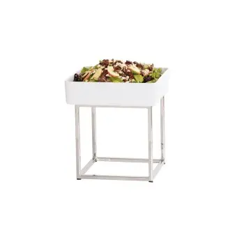 Cal-Mil Chrome Cube Riser - 10"