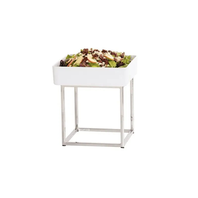 Cal-Mil Chrome Cube Riser - 10"